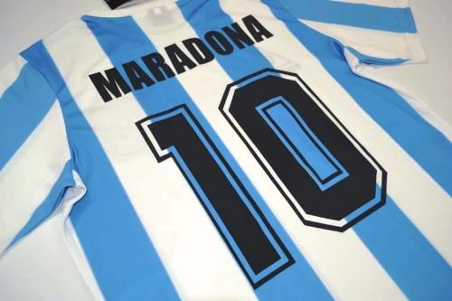 Argentina Maradona world cup Mexico 1986 jersey maglia camiseta retro 