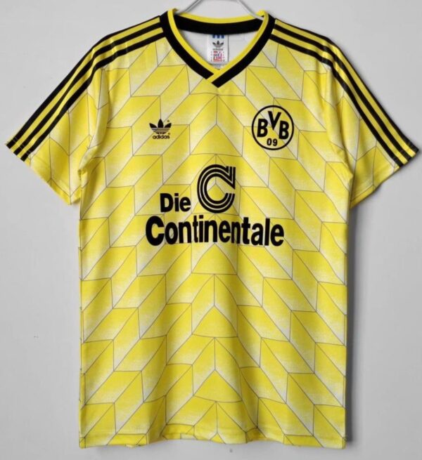 Borussia Dortmund retro soccer jersey 1988-1989