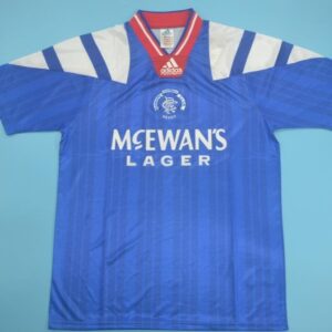 Glasgow Rangers retro soccer jersey 1993