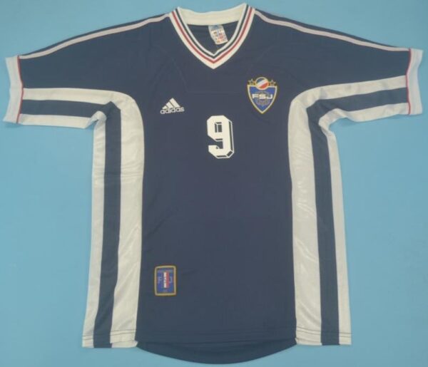 Yugoslavia retro soccer jersey World Cup 1998