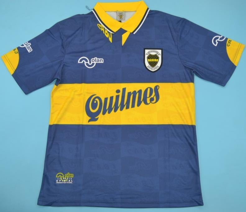 Boca Juniors retro soccer jersey 1995-1996
