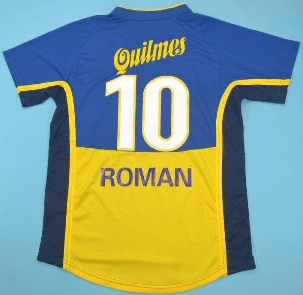 Boca Juniors retro soccer jersey 2001-2002