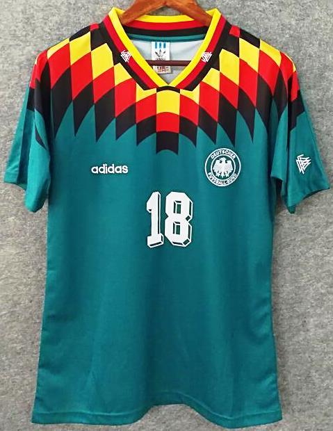 Germany WC 94 away soccer jersey
