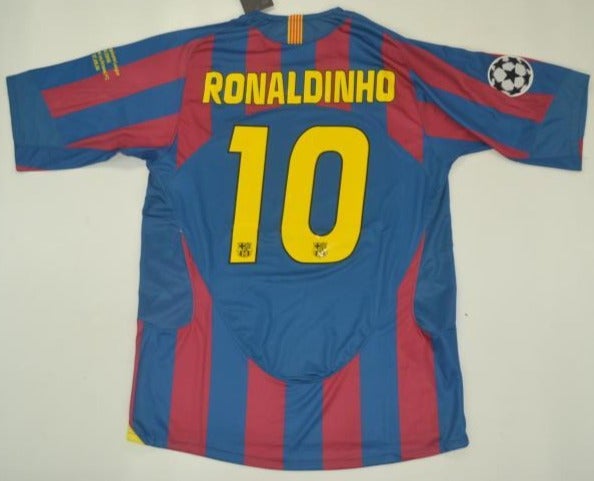 FC Barcelona retro soccer jersey CL 2006
