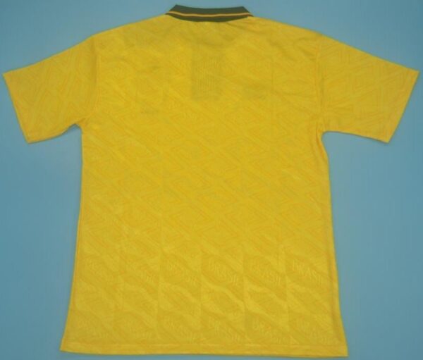 Brazil retro soccer jersey 1992-1993