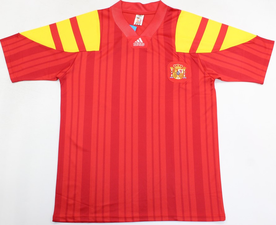 Spain retro soccer jersey 1993