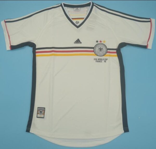 Germany national team soccer jersey retro WC 1998