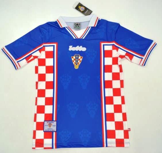 Rare Original Vintage Croatia 1998 Soccer Home Jersey XL 