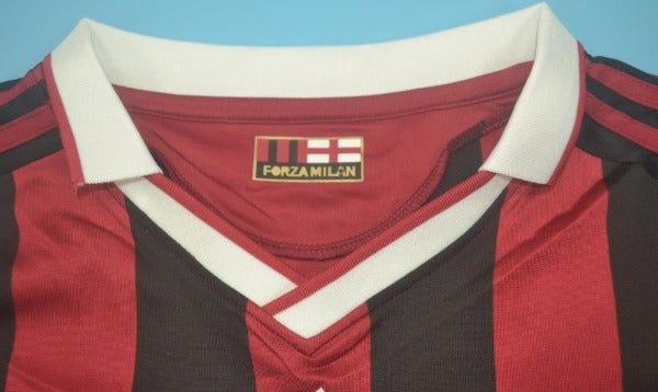 AC Milan retro soccer jersey 2009-2010 Official military casual and  sports wear clothing- Jaraguar