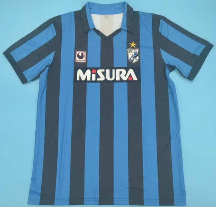 Inter Milan retro soccer jersey 1989