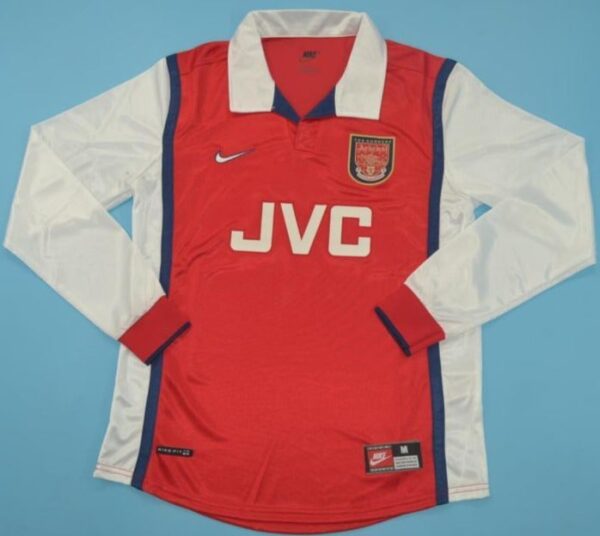 Arsenal retro soccer jersey 1998