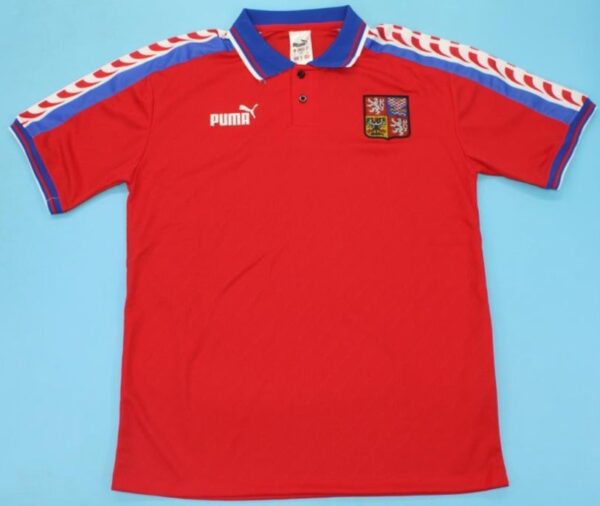 Czech Republic retro soccer jersey Euro 96