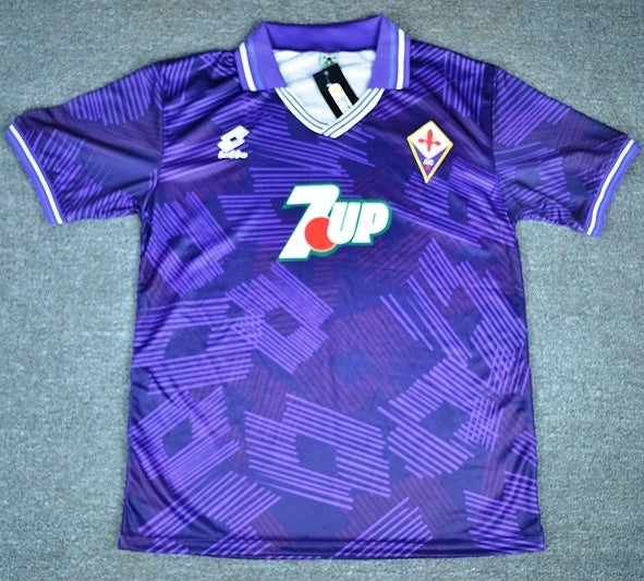 Fiorentina BATISTUTA 92 #9 Fußball Trikot Jersey  Vintage Retro Auswärtsspiel 