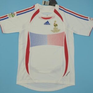 France retro soccer jersey WC 2006