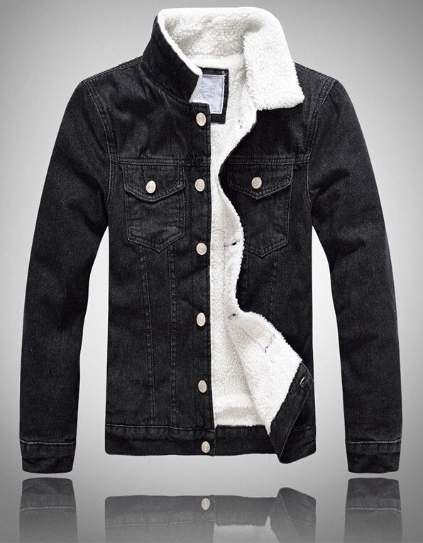 Vintage Jaraguar fleece denim jacket