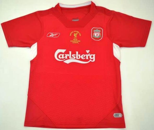 Liverpool FC retro jersey 2005 Champions League