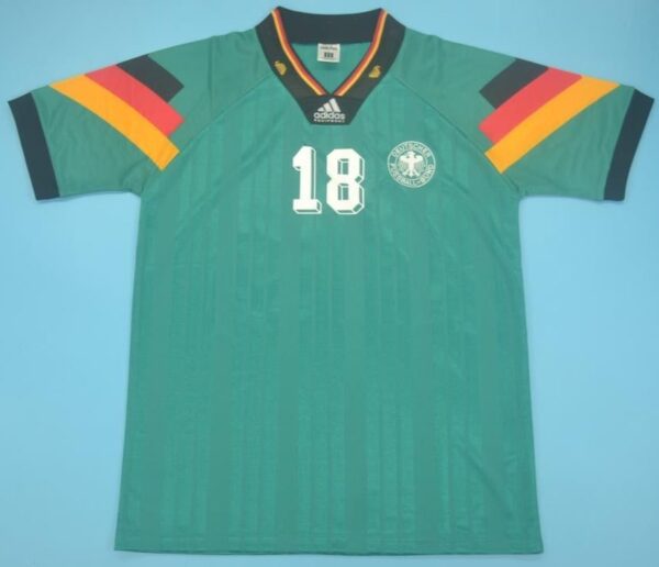 Germany retro soccer jersey Euro 92