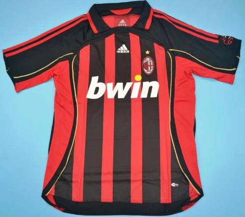 Fest væske Hold sammen med AC Milan retro soccer jersey 2006-2007