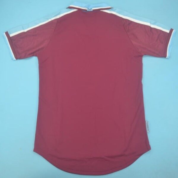 West Ham retro soccer jersey 1999