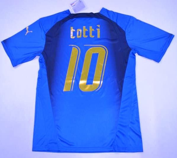 Italy National team soccer jersey World Cup 2006