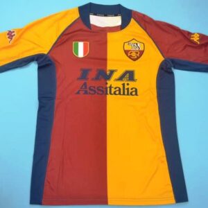 AS Roma retro soccer jersey 2001-2002