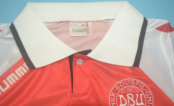 Denmark retro soccer jersey 1992