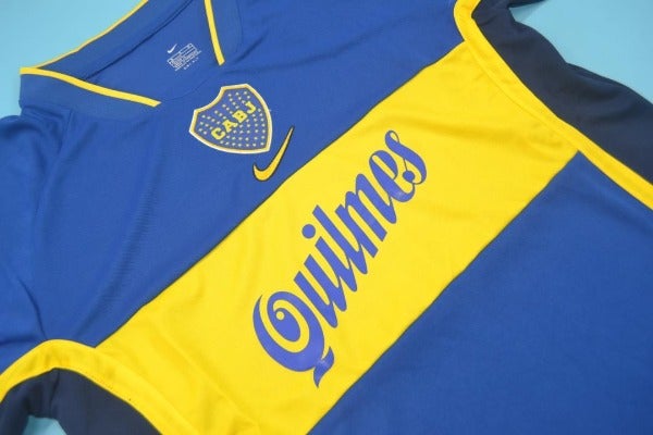 Boca Juniors retro soccer jersey 2001-2002
