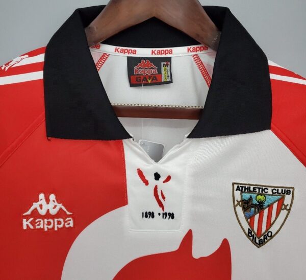 Athletic Bilbao retro soccer jersey 1997-1998