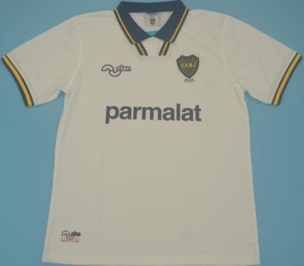 Boca Juniors retro soccer jersey 1995-1996