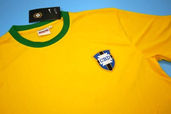 Brazil vintage soccer jersey World Cup 1970