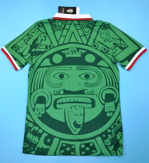 Mexico soccer jersey wc 98