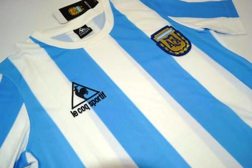 ARGENTINA VINTAGE SOCCER JERSEY 1986 "MEXICO 86 WORLD CUP NEW!! 