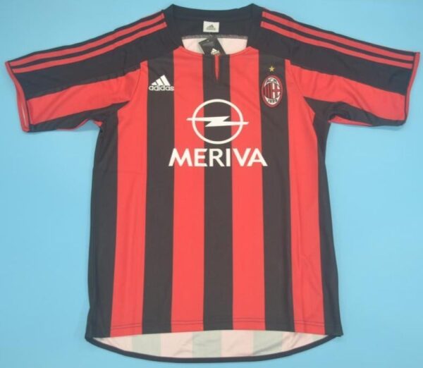 AC Milan retro soccer jersey 2003-2004