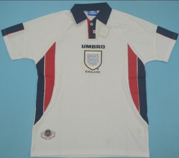 England national team soccer jersey WC98