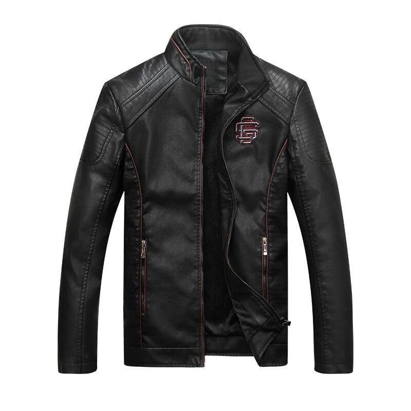leather suede motorcycle jacket