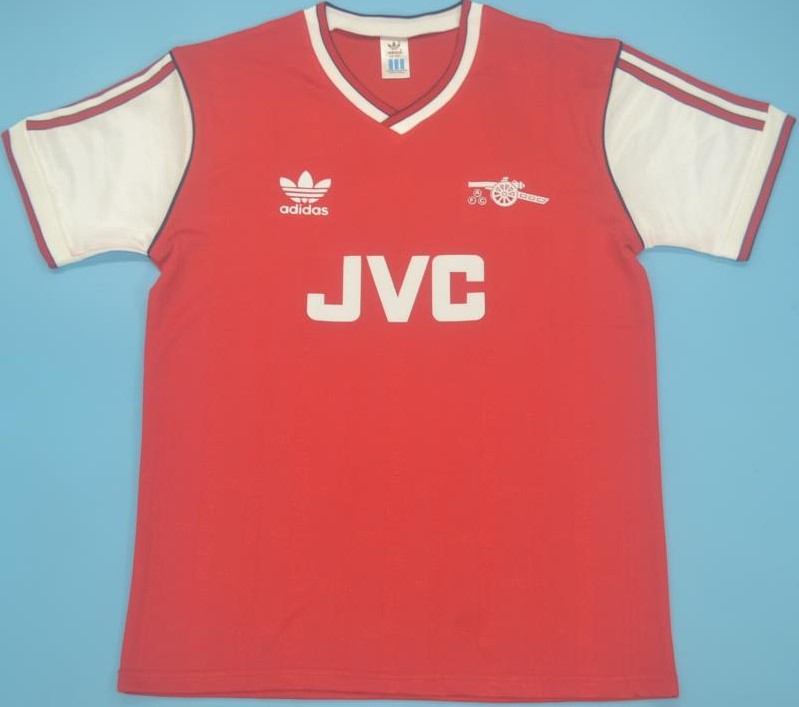 Arsenal retro soccer jersey 1986-1987