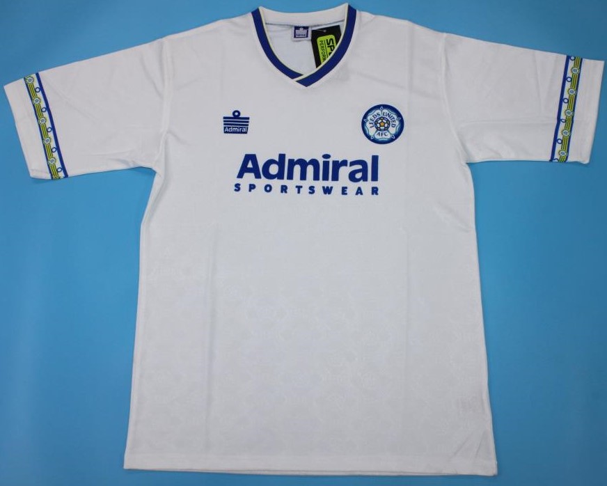 Leeds United retro soccer jersey 92-93