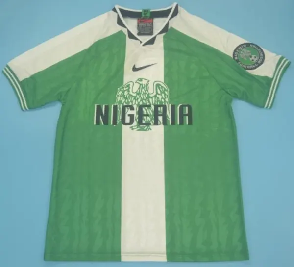 Nigeria retro soccer jersey Olympic Games 1996