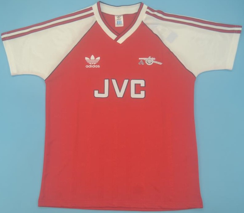 Arsenal retro soccer jersey 1986-1987