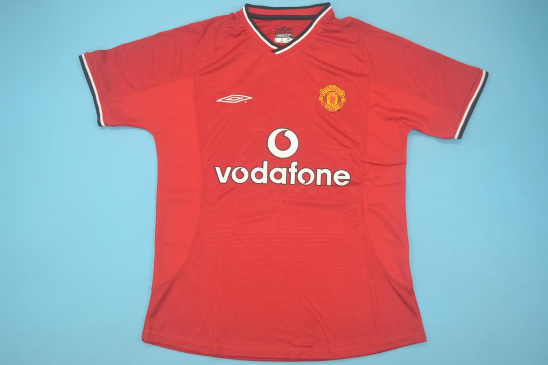 Manchester United retro soccer jersey 2000-2001