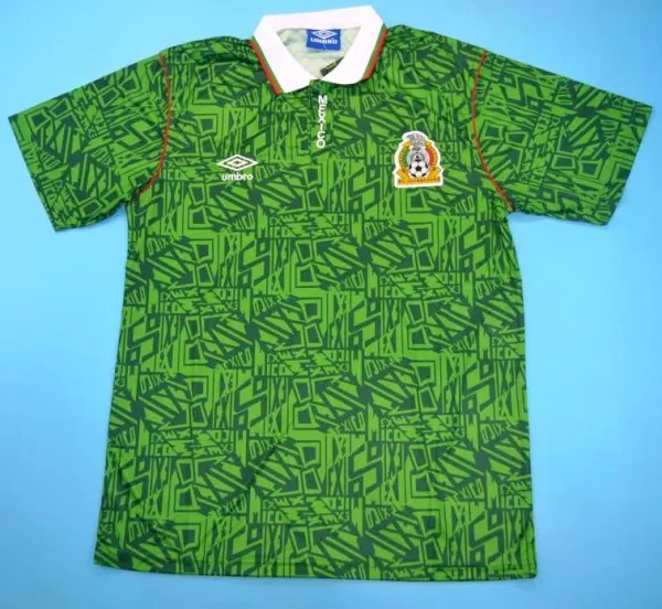 Mexico national team retro soccer jersey WC 1994