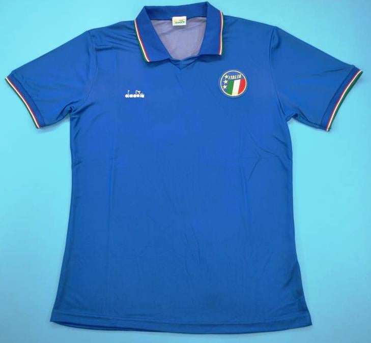 Italy retro soccer jersey World Cup 1990