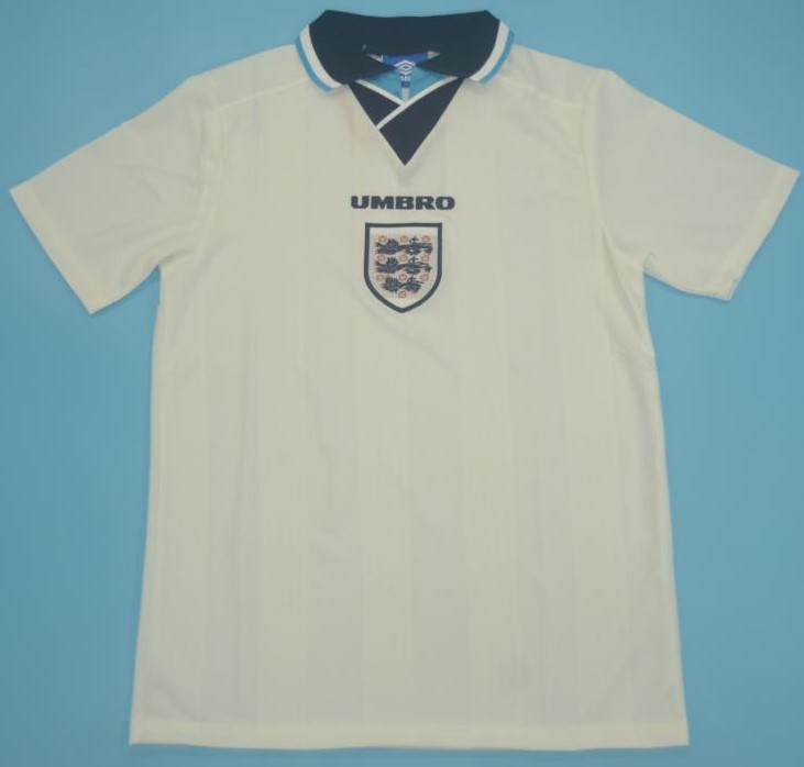 England national team soccer jersey 1996