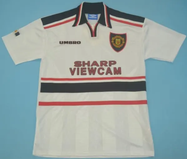 Manchester United retro away soccer jersey 1998-1999
