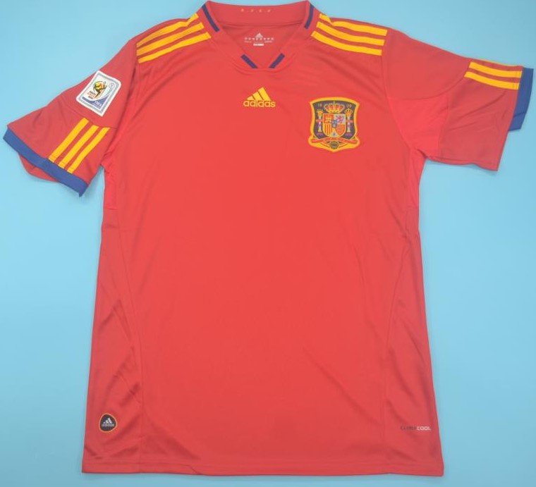 Spain 2010 World Cup Final Jersey Men Adult –