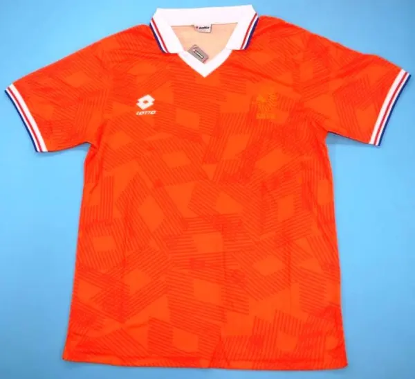 Netherlands national team retro soccer jersey 1991