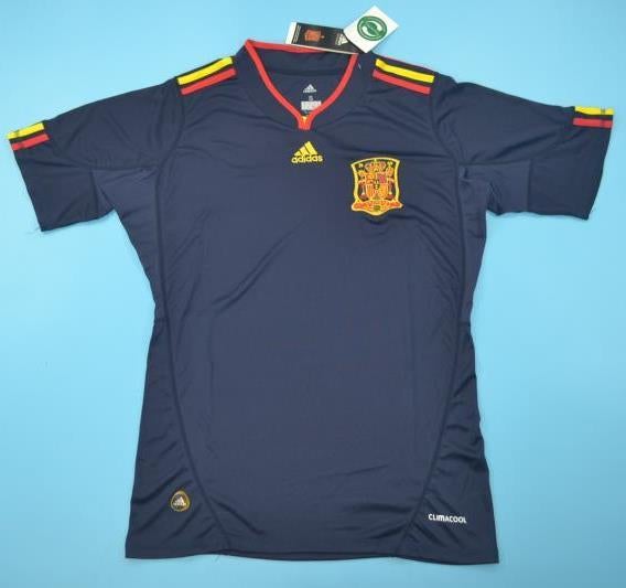 Spain retro soccer jersey World Cup Final 2010