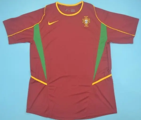 Portugal retro soccer jersey WC 2002