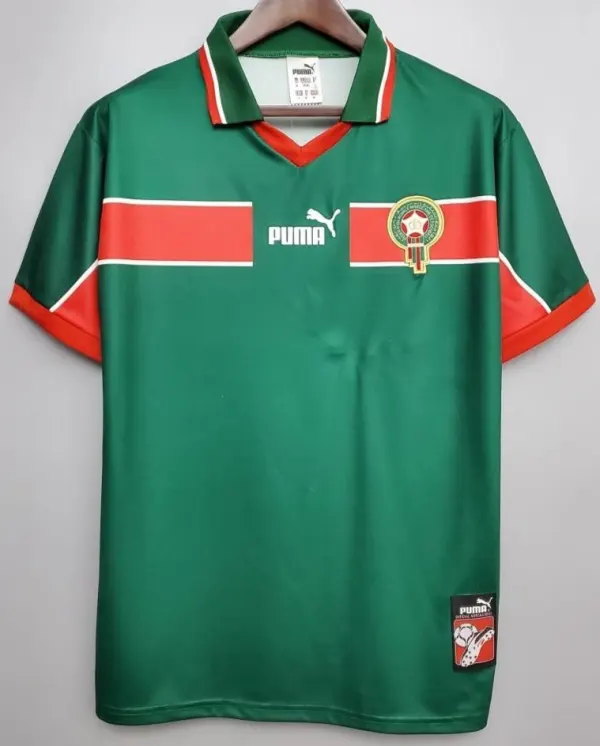 Best Morocco retro soccer jersey WC 1998