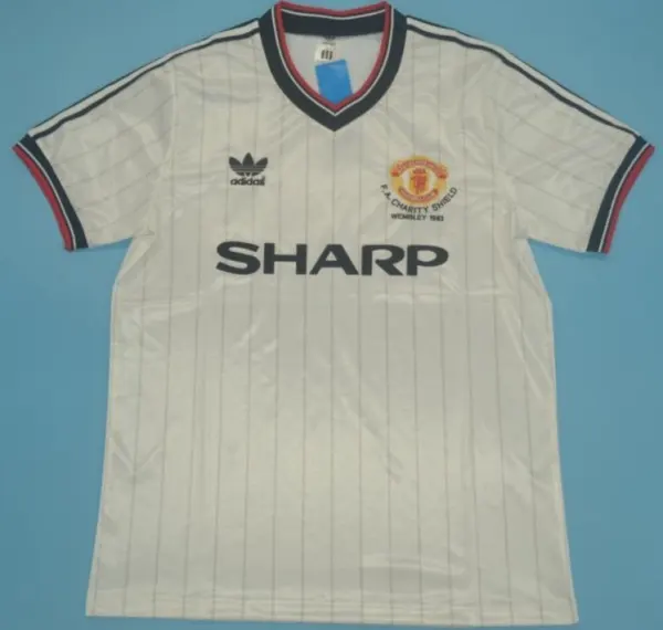 Manchester Utd Charity shield jersey 1983